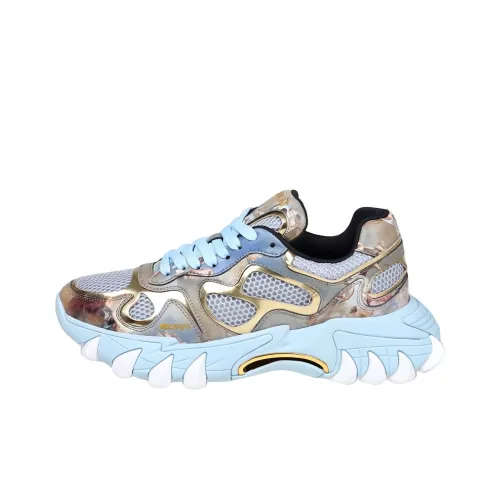 BALMAIN Устойчивый к истиранию Низкий Топ Спортивный Лайфстайл Повседневная обувь Мужская Золотая