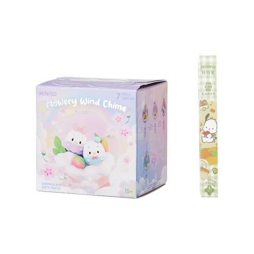 Miniso X Disney Ufufy с Цветами Слепые коробки Одиночная Слепая коробка Полная коробка 6 шт
