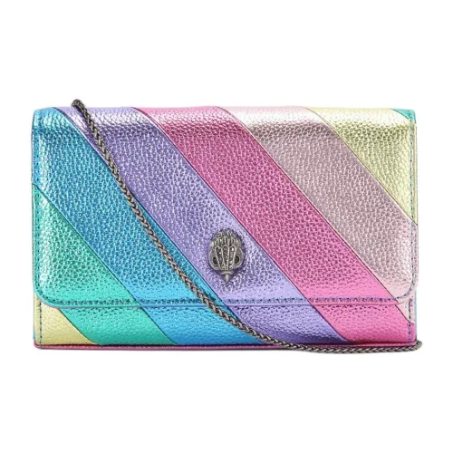 Kurt Geiger London Песочный Кожа Кристальная Сумка через плечо Экстра Мини Женская Многоцветная