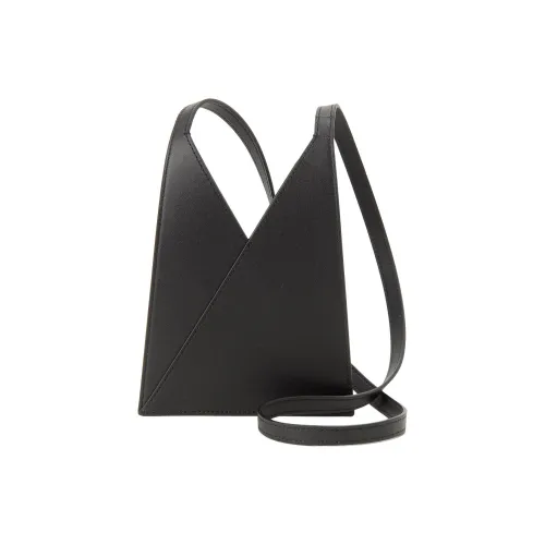 MM6 MAISON MARGIELA Кожа Портативная Сумка через плечо Сумка на плечо Женская Черная