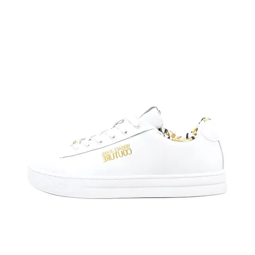 VERSACE JEANS COUTURE Низкие Кроссовки для скейтбординга Женские Белые