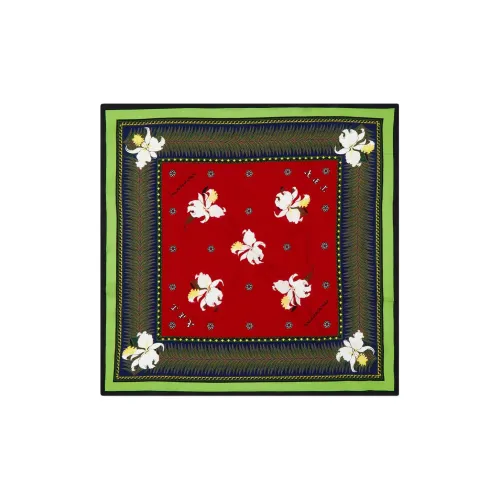 Toga Pulla Шелковые шарфы для женщин Красный