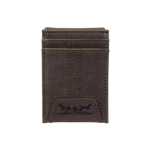 Levi's Кожа Кошелек Мужской Коричневый