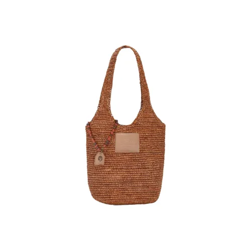 Kurt Geiger London Рафия Хобо Сумка Сумка Сумка через плечо Женская Коричневая