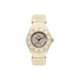 Розовый циферблат часов