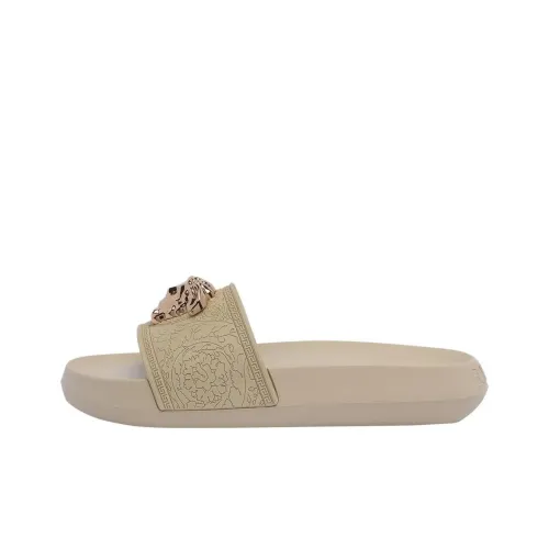 VERSACE Слипоны Женские Бежевые