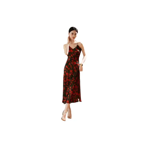Hang Yi Court Red Женские Слиплатья