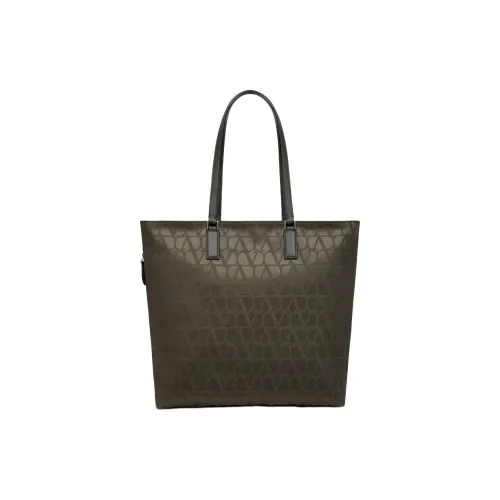 Valentino Телячья кожа Тоут Сумка Сумка для покупок Сумка на плечо Сумка Женская Армейский зеленый