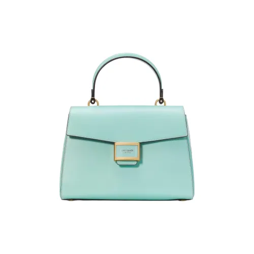 Kate Spade Katy Текстурированная кожа сумка через плечо сумка среднего размера женская мятно-зеленый