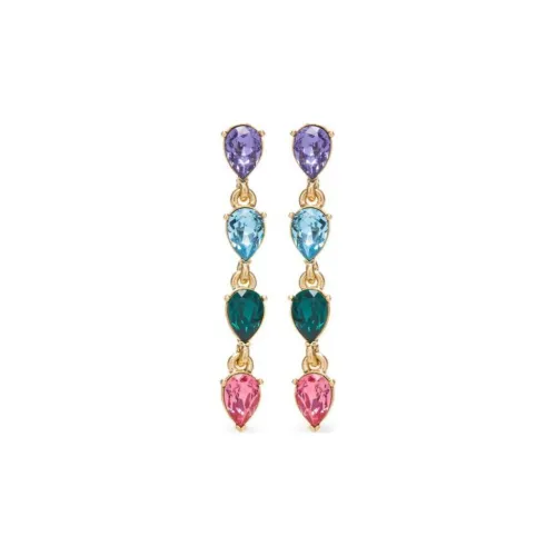 Серьги Oscar De La Renta Олово Женские Многоцветные