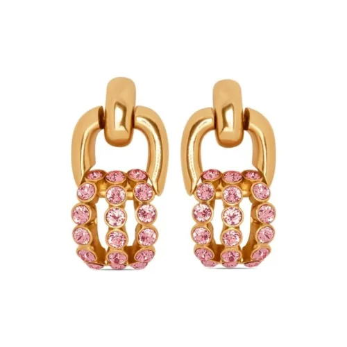 Oscar De La Renta Серьги из лата Женские Золотые Розовые