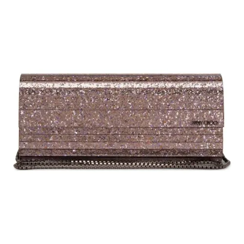 Jimmy Choo Акриловый с кожаной вставкой через плечо унисекс розовый