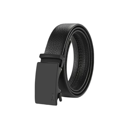 15 MINS Ремни из лощеной коровьей кожи мужские ширина 3,5 см