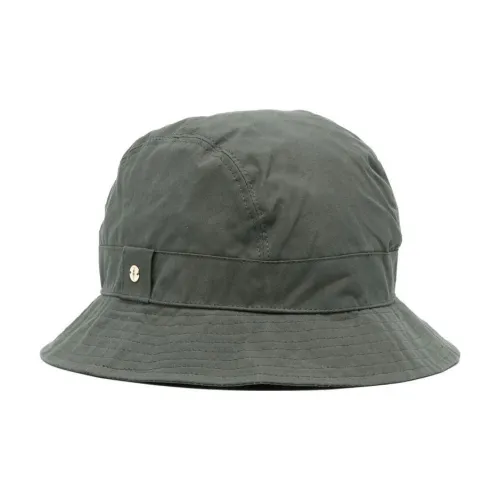 MACKINTOSH Cotton Bucket Hats Женские Оливково-зеленый