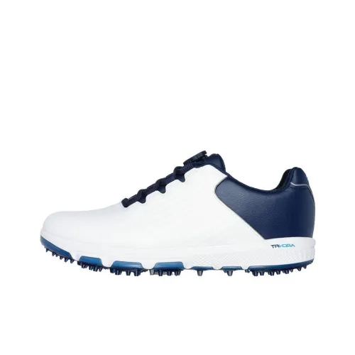 Skechers Go Golf Collection Низкие Топы Мужская Обувь для Гольфа Белый Синий