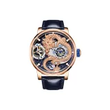 HBR1018 Розовый корпус, синий ремешок