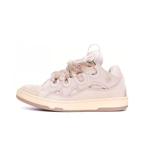 Lanvin Низкие кроссовки для скейтбординга Мужские Розовые