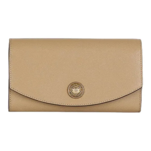 BALMAIN Рельефная Телячья Кожа Клатч Женский Коричневый