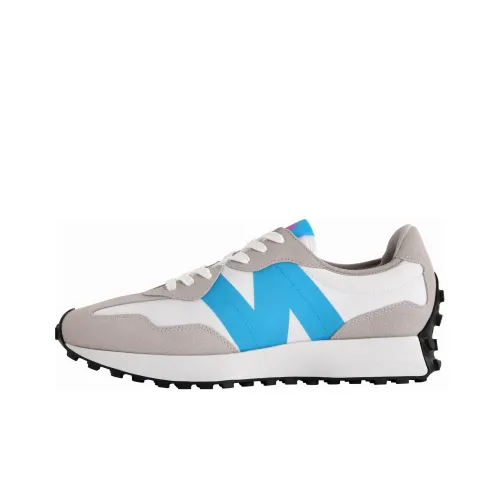 New Balance NB 327 Low Топ Беговые кроссовки Унисекс Белый Серый Синий