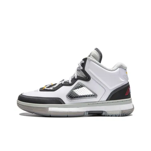 LINING WOW 1 Баскетбольные кроссовки Высокий верх Белый Черный Мужской