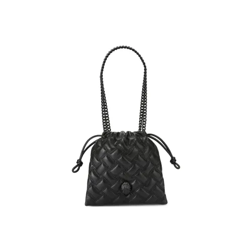 Kurt Geiger London Кожа Ведрообразная Сумка Сумка Сумка через плечо Маленькая Женская Черная