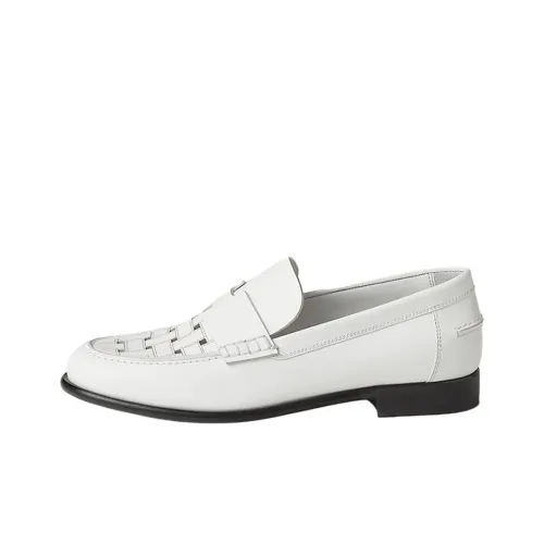 HERMES Kennedy Лоферы Женские Белые