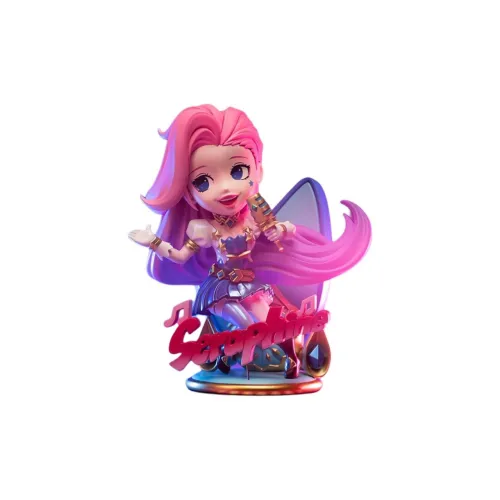 LEAGUE OF LEGENDS Серафина The Звездно-Глазая Пение BANDAI Коллаборация Чиби Фигурки