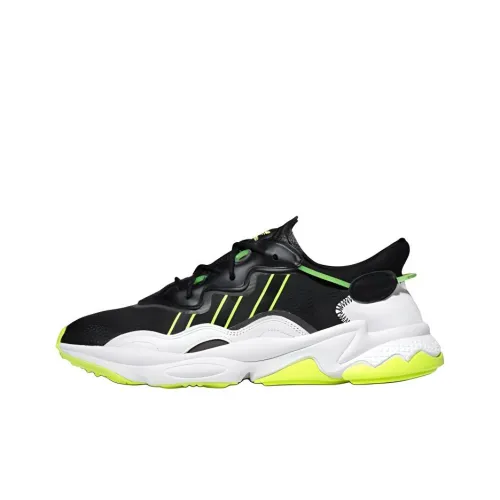 Adidas Originals Ozweego Non Slip Легкий Низкий Топ Толстая Подошва Мужские Кроссовки Черные