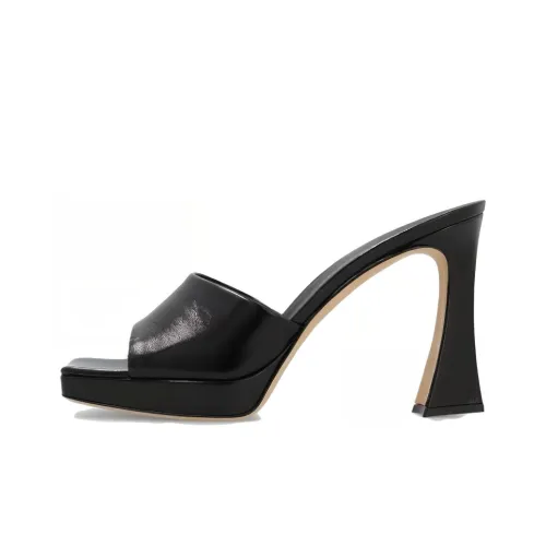 Giuseppe Zanotti GZ Slippers с резиновым покрытием женские черные