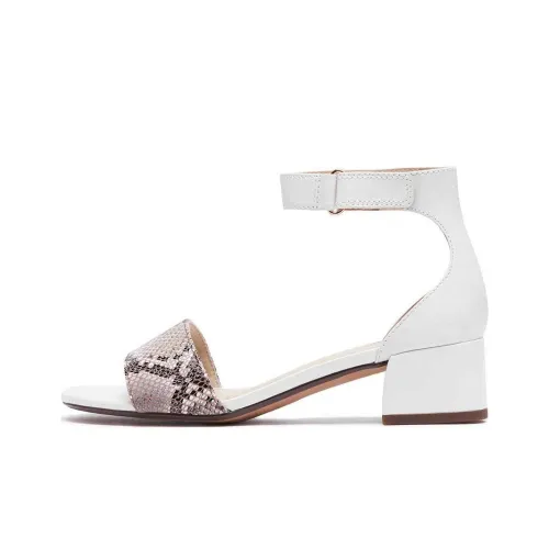 Clarks One Ремень Сандалии 4,5 см Женские Белые