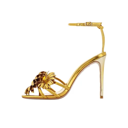 SOPHIA WEBSTER Margarita One Strap Sandals 10 см Женские Золотые