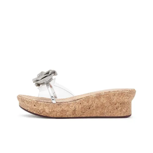 Staccato Слипоны Женские Starry Silver White