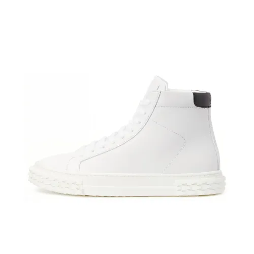 Giuseppe Zanotti GZ Ecoblabber Высокие Кроссовки для скейтбординга Женские Белые