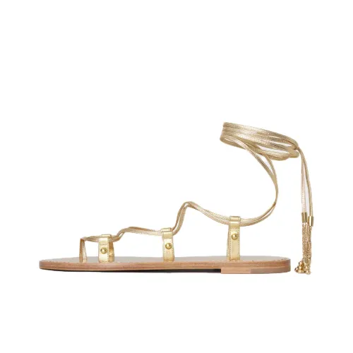 CELINE One Ремешок Сандалии Женские Золотые