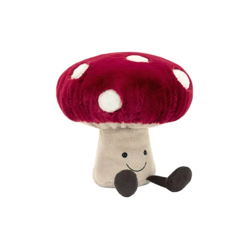 JELLYCAT Fun Food Collection Amuseables Гриб Куклы Плюшевая кукла 23 см Высота в сидячем положении