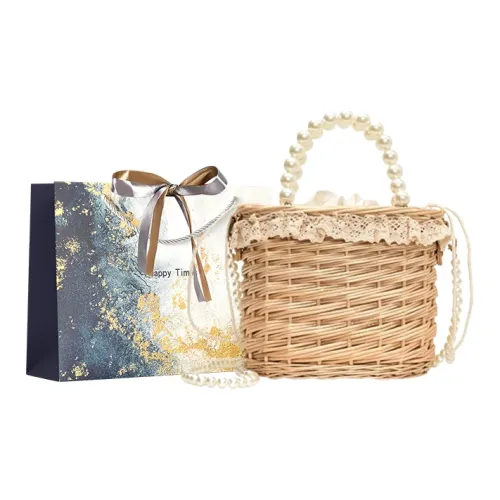 Iman's House Сумка через плечо из соломенной плетени женская хаки