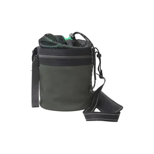 Bottega Veneta Нейлоновая сумка-ведро сумка для доставки сумка через плечо мужская сумка темно-зеленый