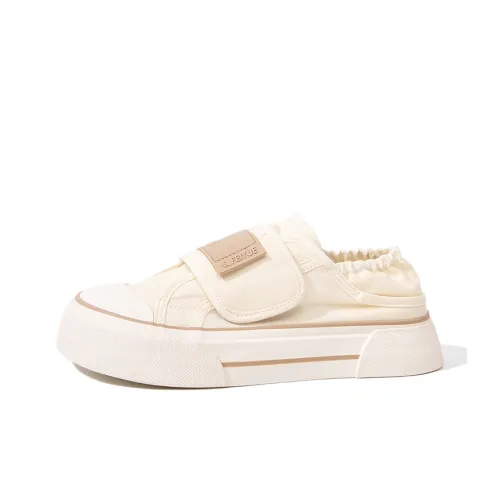 Feiyue Удобный Двусторонний Стиль Нескользящий Легкий Низкий Топ Платформа Ткань для Женщин Бежевый Коричневый