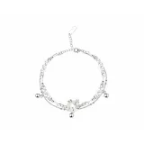 Жемчужный двухслойный многослойный браслет