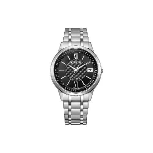CITIZEN Светильник Кварцевый механизм Супер титановый ремешок Часы 38 мм Унисекс Черный циферблат