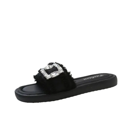 Слипоны с принтом Peach женские