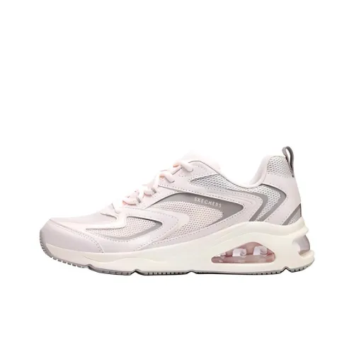 Skechers Street Амортизация Износостойкий Низкий Топ Воздушная Подушка Повседневные Беговые Кроссовки Женские Розовые