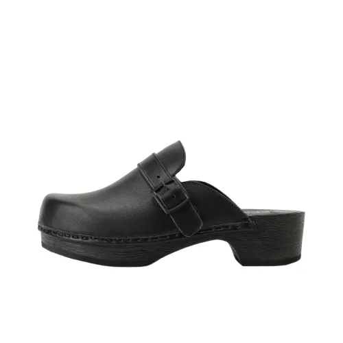 Scholl x Yohji Yamamoto Домашние тапочки 5 см Женские Черные