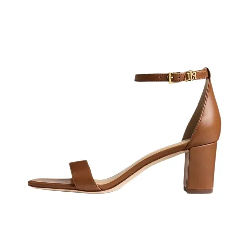 LAUREN RALPH LAUREN Logan One Strap Sandals 6 cm Women's Brown