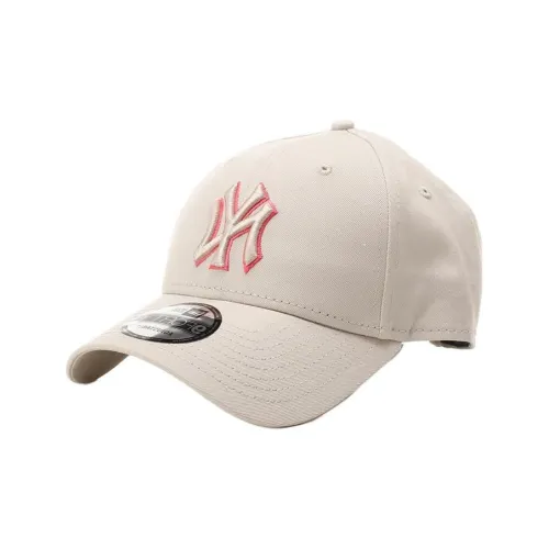 New Era Хлопковые кепки Мужские Бежевые