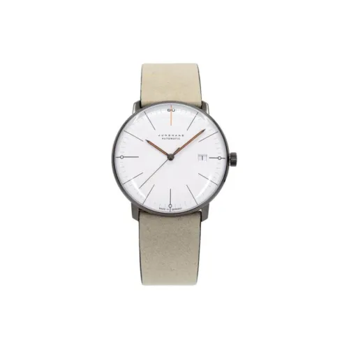 JUNGHANS Автоматический Механический Часы Мужские Max Bill Collection 38 мм Белые