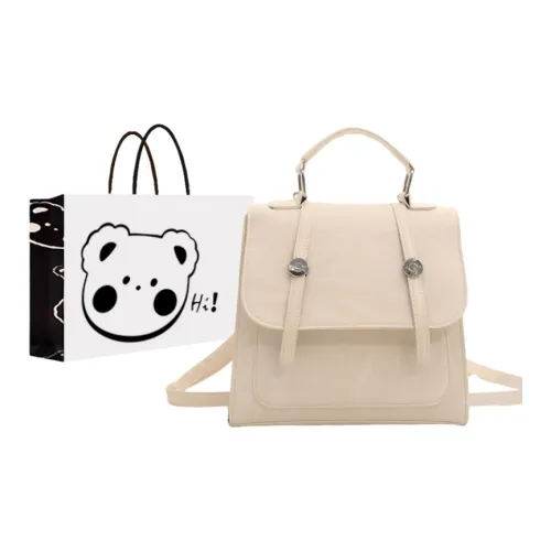 NX DOUGHNUT ПУ (полиуретан) Рюкзак Стандартный Женские Белый Черный Серебряный Розовый Зеленый Хаки