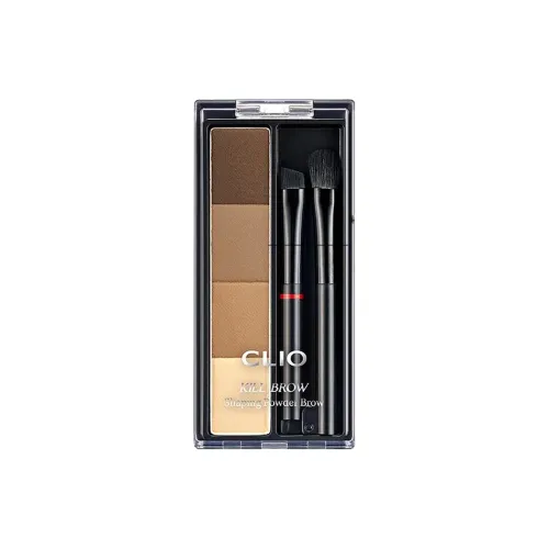Clio Eyebrow Пудра #01 Natural Теплый Коричневый #02 Ash Холодный Коричневый
