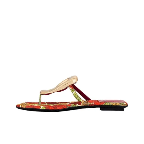 Jeffrey Campbell Устойчивые к истиранию Шлепанцы Женские Красные