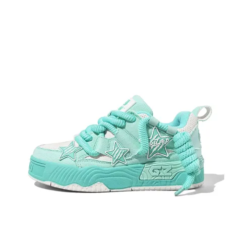 GREZHER Влагоотводящий Устойчивый к истиранию Легкий Низ Резистентный Низкий Топ Скейтборд Кроссовки Унисекс Мятно-зеленый